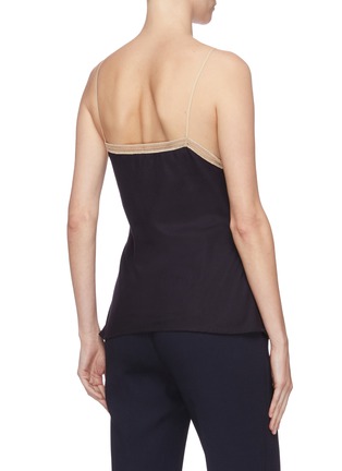 Back View - Click To Enlarge - GABRIELA HEARST - 'Smith' lace panelled camisole top