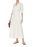 Figure View - Click To Enlarge - GABRIELA HEARST - 'Simone' belted virgin wool dress