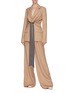 Figure View - Click To Enlarge - GABRIELA HEARST - 'Vargas' belted wide leg pants
