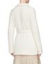 Back View - Click To Enlarge - GABRIELA HEARST - Belted brushed cashmere-silk wrap jacket