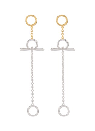 Main View - Click To Enlarge - J. HARDYMENT - 'Small T-Bar Link' drop earrings