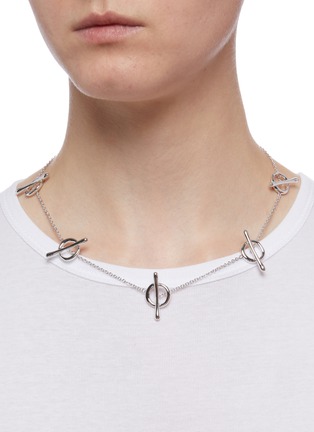 Figure View - Click To Enlarge - J. HARDYMENT - 'Medium T-Bar Link' necklace