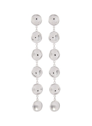Main View - Click To Enlarge - J. HARDYMENT - 'Small Thumbprints' chain drop earrings