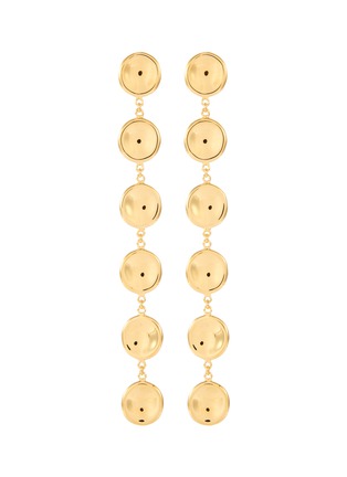 Main View - Click To Enlarge - J. HARDYMENT - 'Small Thumbprints' chain drop earrings