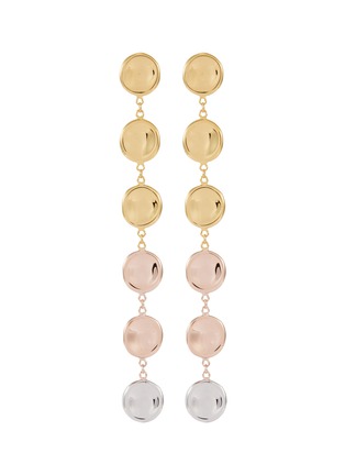 Main View - Click To Enlarge - J. HARDYMENT - 'Small Thumbprints' chain drop earrings