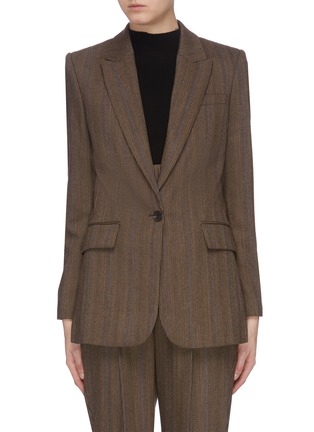 Main View - Click To Enlarge - EQUIPMENT - 'Jacque' pinstripe blazer