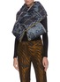 Figure View - Click To Enlarge - PIERRE-LOUIS MASCIA - Floral intarsia print padded scarf