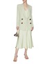 Figure View - Click To Enlarge - MAGGIE MARILYN - 'Stand Tall' ruche scarf slip dress