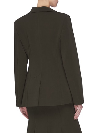 Back View - Click To Enlarge - MAGGIE MARILYN - 'Invested in Me' padded shoulder blazer