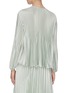 Back View - Click To Enlarge - VINCE - Pleated bishop sleeve blouse