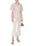 Figure View - Click To Enlarge - MAGGIE MARILYN - 'Meet Me at Seven' contrast flared pants