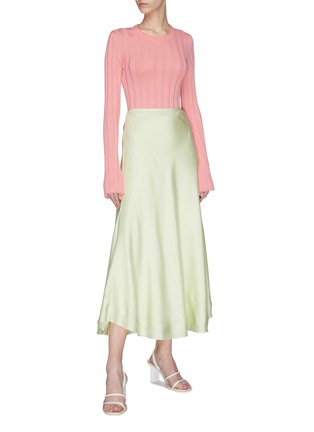 Figure View - Click To Enlarge - MAGGIE MARILYN - 'The Sherbet' rib knit top