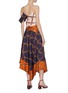 Back View - Click To Enlarge - SIMKHAI - Saddle print asymmetric dress