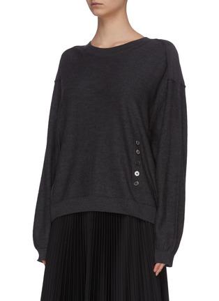 Detail View - Click To Enlarge - LEMAIRE - Drape Effect Sweater