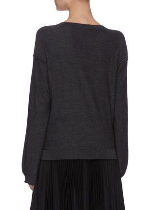 Back View - Click To Enlarge - LEMAIRE - Drape Effect Sweater