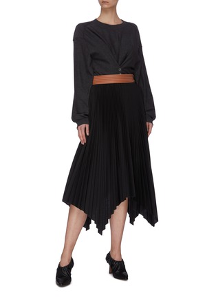 Figure View - Click To Enlarge - LEMAIRE - Drape Effect Sweater