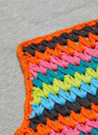  - MIRA MIKATI - 'Sunshine' hand knit panel hoodie