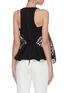 Back View - Click To Enlarge - MATICEVSKI - 'Clade' animal print bodice top