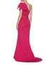 Back View - Click To Enlarge - MATICEVSKI - 'Accompany' gathered one shoulder gown
