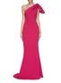 Main View - Click To Enlarge - MATICEVSKI - 'Accompany' gathered one shoulder gown