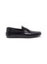 Main View - Click To Enlarge - TOD’S - 'Gomma' leather penny loafers