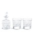 Main View - Click To Enlarge - LALIQUE - Owl dencanter and whiskey tumbler set