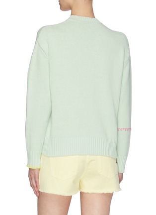 Back View - Click To Enlarge - MIRA MIKATI - Elephant Patch Sweater