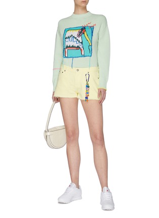 Figure View - Click To Enlarge - MIRA MIKATI - Elephant Patch Sweater