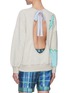 Back View - Click To Enlarge - MIRA MIKATI - Sailboat Embroidered Open Back Sweater