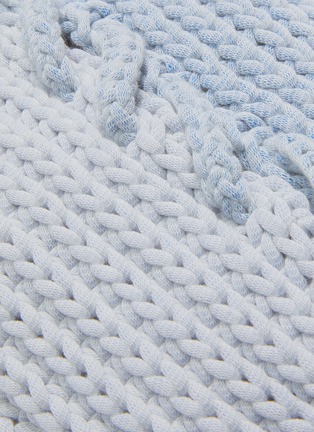  - MRZ - 'Paricollo Corto' cross stitch string cropped sweater