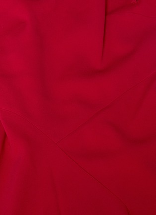 Detail View - Click To Enlarge - ROLAND MOURET - 'Warren' asymmetric drape ruffle dress