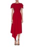 Main View - Click To Enlarge - ROLAND MOURET - 'Warren' asymmetric drape ruffle dress