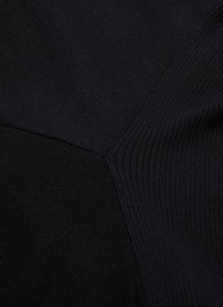  - MONSE - Asymmetric drape merino wool top
