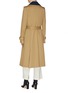Back View - Click To Enlarge - MONSE - Paneled belted cuff double collar trench coat