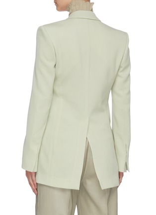 Back View - Click To Enlarge - PETAR PETROV - Double breasted metal button blazer