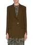 Main View - Click To Enlarge - PETAR PETROV - Double breasted metal button blazer
