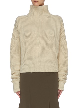Main View - Click To Enlarge - PETAR PETROV - Chunky cashmere knit turtleneck sweater