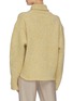 Back View - Click To Enlarge - PETAR PETROV - Oversized crop cashmere silk blend turtleneck sweater