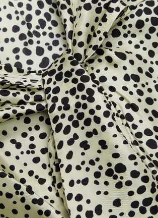 Detail View - Click To Enlarge - PETAR PETROV - Open back graphic print silk dress