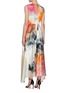 Back View - Click To Enlarge - ROKSANDA - Watercolour Print Maxi Dress