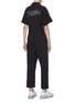 Back View - Click To Enlarge - ADIDAS - 3-Stripes logo embroidered jumpsuit