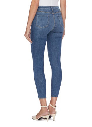Back View - Click To Enlarge - L'AGENCE - 'Margot' cropped skinny jeans