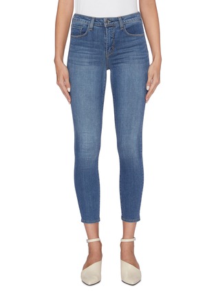 Main View - Click To Enlarge - L'AGENCE - 'Margot' cropped skinny jeans