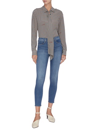 Figure View - Click To Enlarge - L'AGENCE - 'Margot' cropped skinny jeans