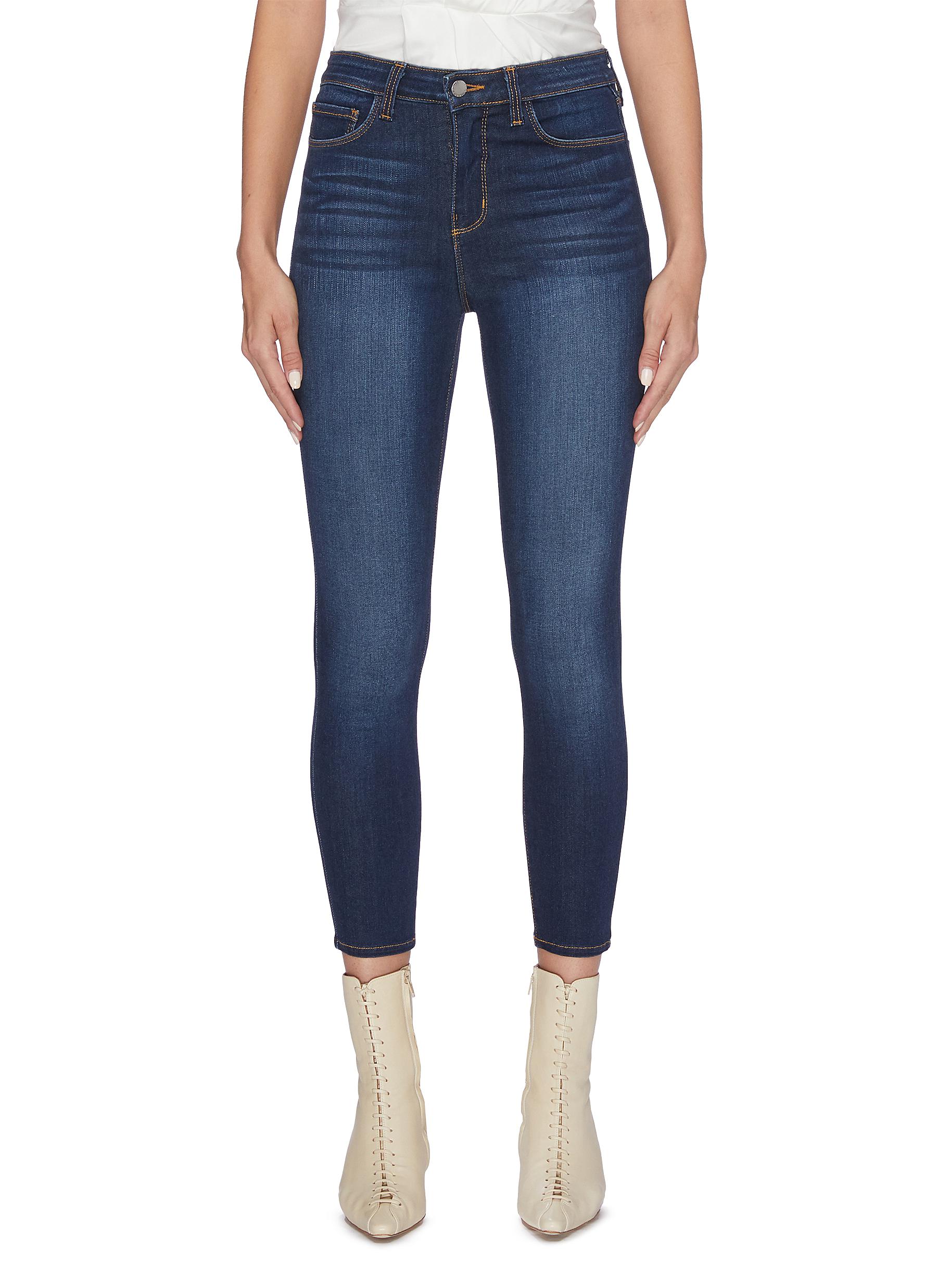 L'AGENCE 'Margot' cropped skinny jeans