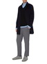 Figure View - Click To Enlarge - EQUIL - Elastic waistband wool pants