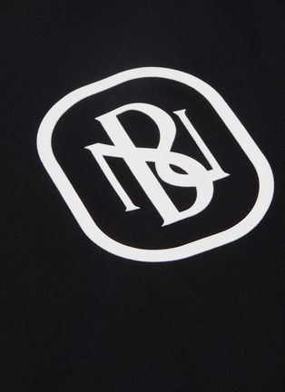  - NEIL BARRETT - Rubber logo-embroidered T-shirt