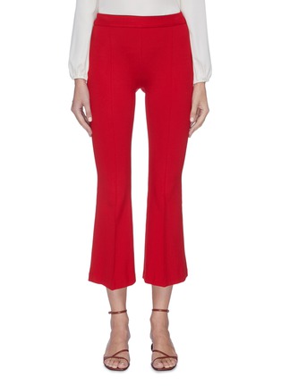 Main View - Click To Enlarge - ROSETTA GETTY - Pull-on flared cropped pants