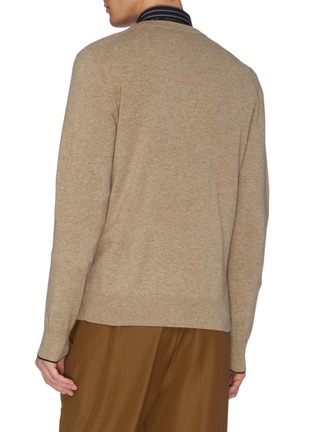 Back View - Click To Enlarge - EQUIL - Button up cashmere cardigan