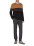 Figure View - Click To Enlarge - EQUIL - Colourblock panel wool knit sweater